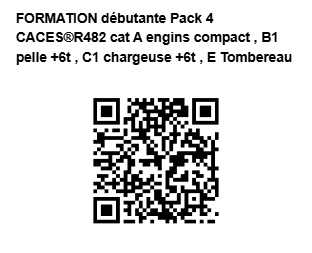 Formation debutante pack 4 CACES®R482 AB1C1E